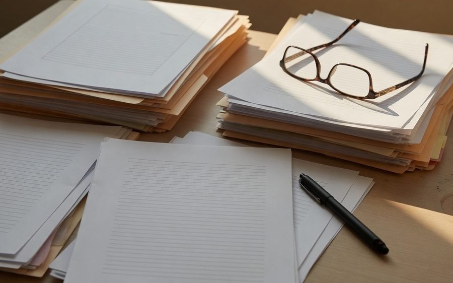 Análise de documentos e negativas do caso